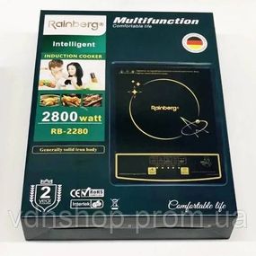 Індукційна плита Rainberg RB-2280 2800Вт настільна XO-73