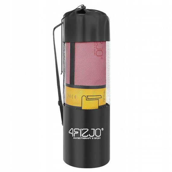 Коврик (мат) для йоги та фітнесу 4FIZJO TPE 1 см Pink/Grey 4FJ0200 (P-5907739311900) | Зображення 1