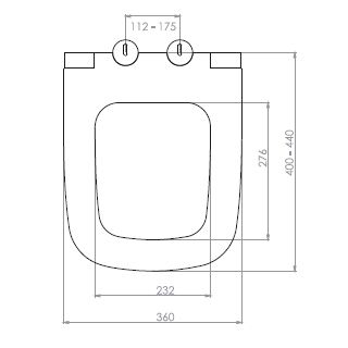 Сидіння для унітазу NKP Lento з кришкою і функцією мікроліфта 0405 | Зображення 1