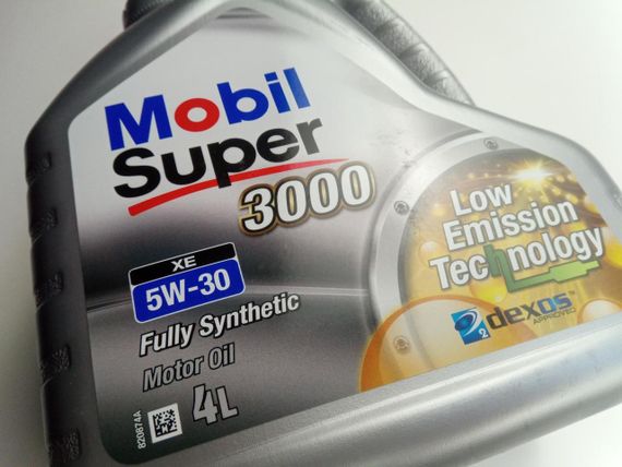 Олива моторна 5W-30 синтетична MOBIL Super 3000 XE 4 л. (153018) | Зображення 2