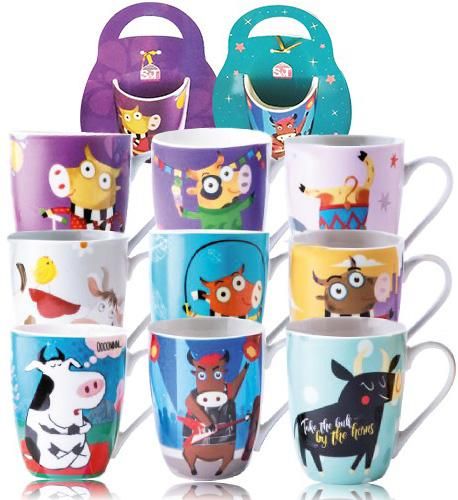 Кружка керамічна "Happy Bull" 350мл