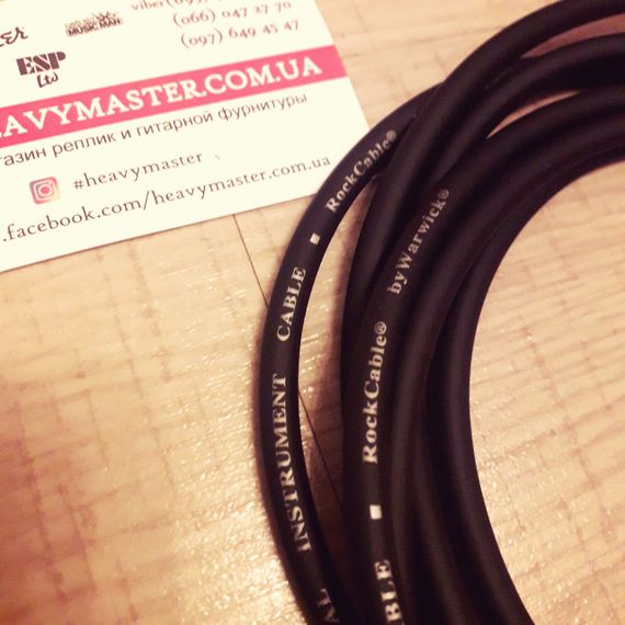 Гітарний інструментальний кабель Rock Cable d6 для електрогітари 3 м | Зображення 2