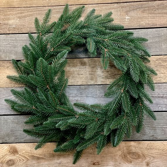 Вінок різдвяний Classic литий d-50 см зелений | Зображення 1