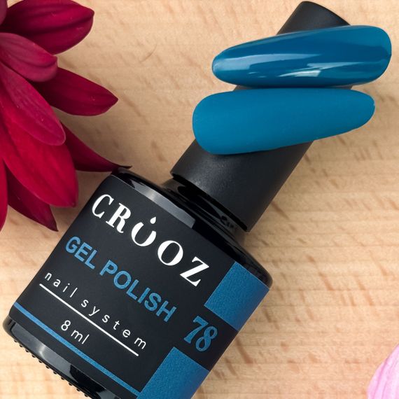 Гель-лак Crooz 78 (глибокий петроль) 8мл | Зображення 3