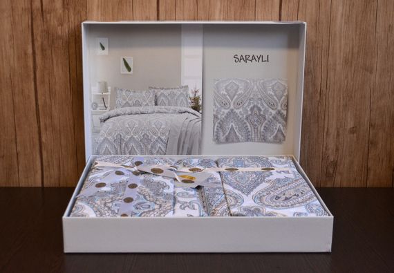 Постільна білизна Marla Ranforse 200 х 220 см Sarayli | Зображення 1