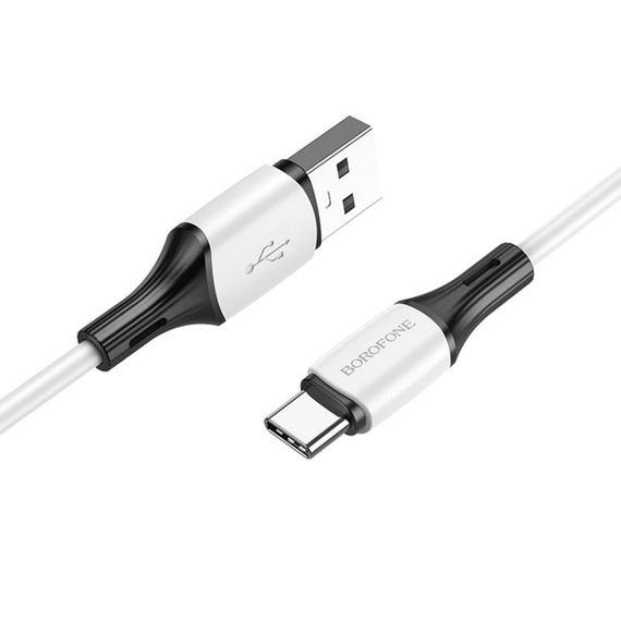 Дата кабель Borofone BX79 USB to Type-C (1m) Білий | Зображення 1