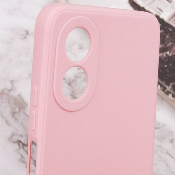 Силіконовий чохол Candy Full Camera для Oppo A38 / A18 Рожевий / Pink Sand | Зображення 4