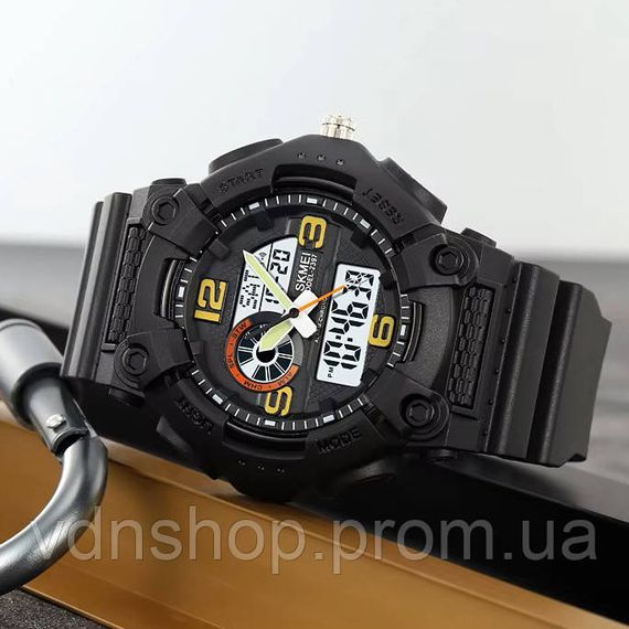 Спортивно-тактичні годинники SKMEI 2397BKWT, Чоловічі годинники з офіційною гарантією PI-42