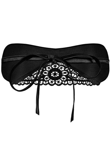 Маска на очі Obsessive Satinia Чорна One Size | Зображення 3