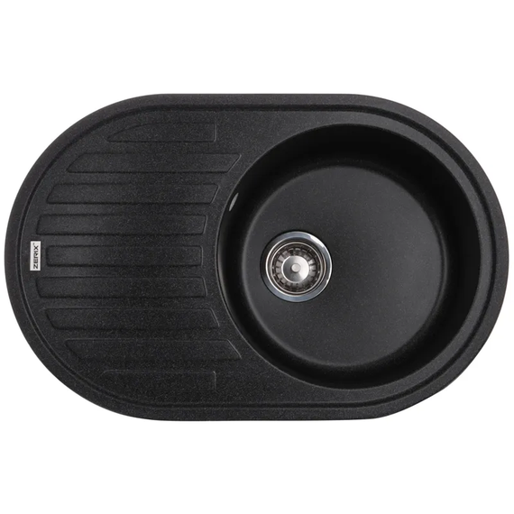 Майка кухонна Zerix ZS-7750R-13 Графітова (ZX4561)