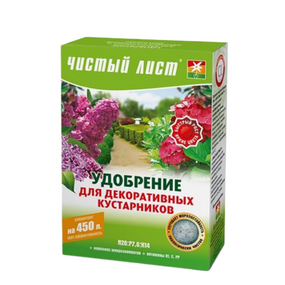 Добриво для декоративних чагарників мінеральне 300гр (кристал) Квітофор Чистий лист