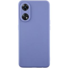 Силиконовый чехол Candy Full Camera для Oppo Reno 8 T 4G Голубой / Mist blue
