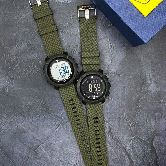 Годинник наручний Awarder 032 Де би не був Army Green-Black-Black | Зображення 7
