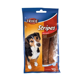 Ласощі Trixie для собак Stripes Light з ягням 100г