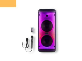 Портативна колонка бумбокс XPRO RX-8252 валіза 30Вт, USB, SD, FM радіо, Bluetooth, 1 мікрофон, ДК (MER-15668)