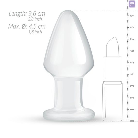 Скляна анальна пробка Gildo Glass Buttplug No. 25 | Зображення 2