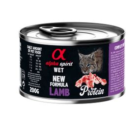 Корм Alpha Spirit Lamb for Adult Cats вологий з ягнятком для дорослих котів 200 гр