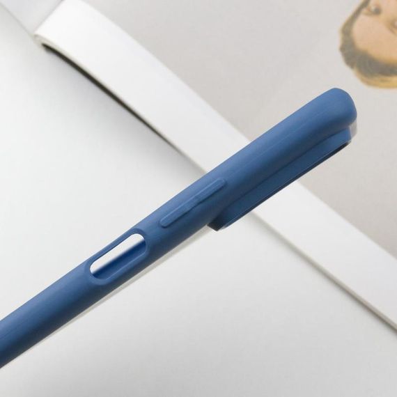 Чохол TPU GETMAN Liquid Silk Full Camera для Xiaomi Redmi 10 Синій / Navy Blue | Зображення 3