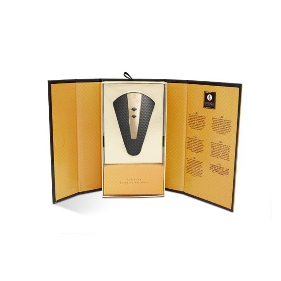 Кліторальний вібратор Shunga Obi Black, дизайнерський стимулятор для точної та інтенсивної насолоди | Зображення 8