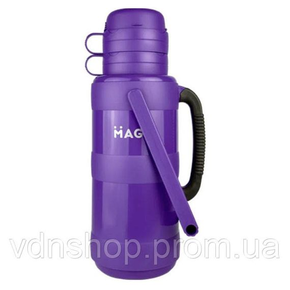 Стильний компактний термос Magio MG-1053, Термочашка для поїздок, Термос для питної води туристичний LG-63 | Зображення 2