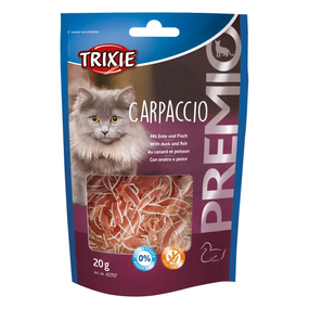 Лакомство Trixie "Premio Carpaccio" для котов, утка и рыба 20 г