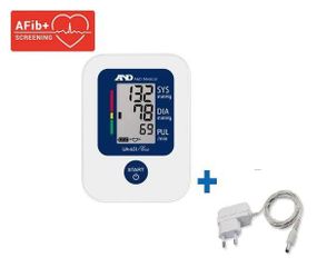 Тонометр AND UA-651 Plus Afib+ с адаптером автоматический на плечо гарантия 10 лет