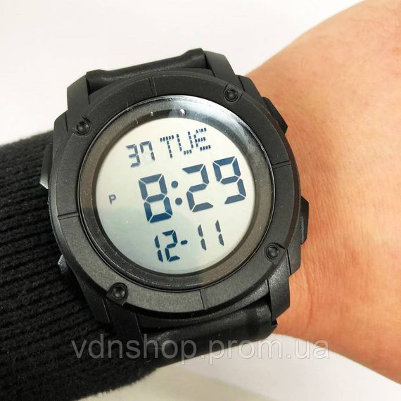 Бюджетні спортивні годинники SKMEI 1853BKWT Наружні годинники для військових тактичні MZ-73 | Зображення 7