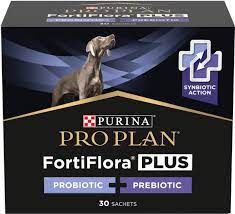 Пробіотик для дорослих собак та цуценят Purina Pro Plan FortiFlora Plus для підтримки нормальної міклофлори кишечника. 60 г