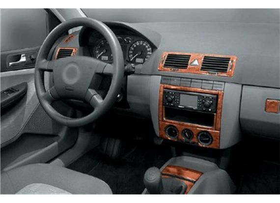 Накладки на торпедо Дерево для Skoda Fabia 2000-2007 рр | Зображення 2