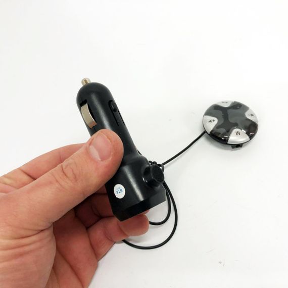 Трансмиттер модулятор MP3 UKC CM-S25 с магнитным держателем, Автомобильный трансмиттер bluetooth | Зображення 9