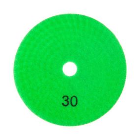 Коло алмазне шліфувальне гнучкий на липучці 125 мм P30. INTERTOOL BT-0922