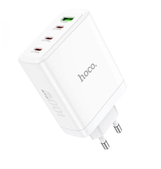 Зарядное устройство сетевое HOCO N31 Leader PD100W, белое