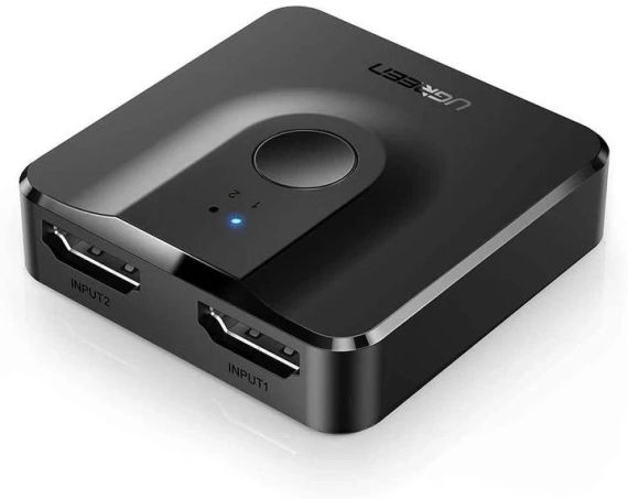 Спліттер UGREEN 2в1 HDMI Switcher 4K@60Hz CM217