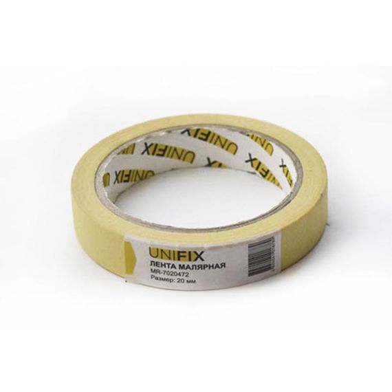 Стрічка клейка малярська 20 мм*40м MR-7020472 UNIFIX MR-70204721