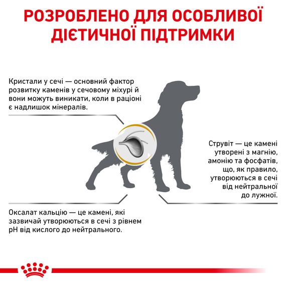 Сухий корм Royal Canin Urinary S/O при сечокам'яній хворобі у собак. 13 кг | Зображення 6