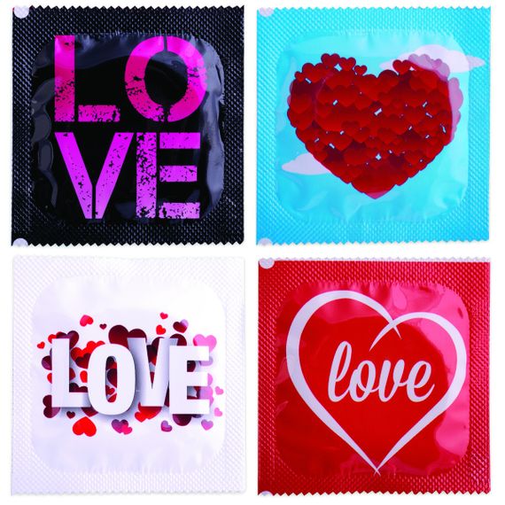 Презервативи з серцями Pasante Love