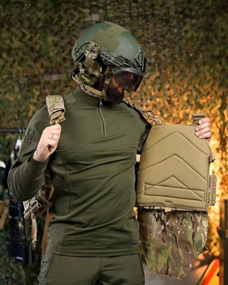 Плитоноска 4 швидких скидання з наплечником Cordura мультикам ПП7890 | Зображення 6