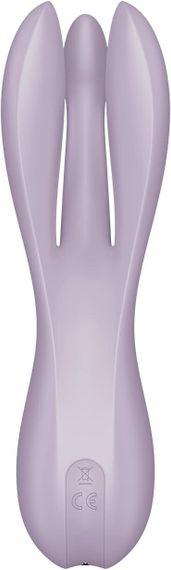Кліторальний вібратор Satisfyer Threesome 2 Violet, 3 гнучкі пальчики, 3 мотори | Зображення 4