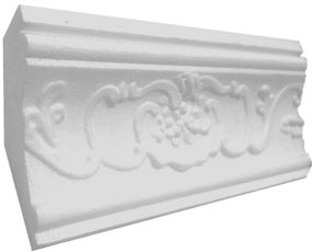 Стельовий плінтус Simja 17003 з орнаментом 42x75x1000 мм