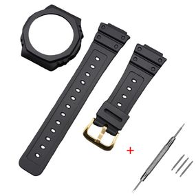 Ремінець + безель (рант) для Годинник C2asio G-Shock GA-2100 Black GD