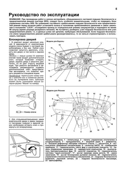 Mazda MPV. Руководство по ремонту и эксплуатации. Книга | Зображення 4