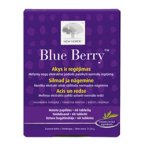 Комплекс для профілактики зору New Nordic Blue Berry 60 Tabs