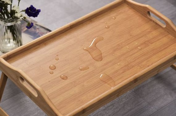 Столик бамбуковий для сніданку в ліжко Ruhhy 25052 | Зображення 4