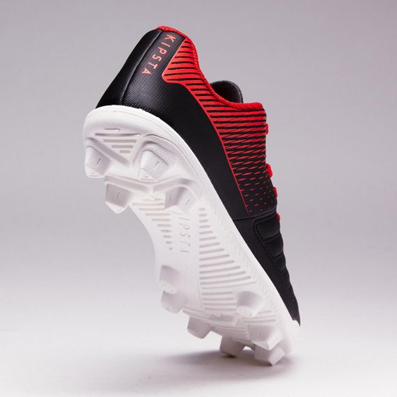 Дитячі футбольні бутси для гри на сухому покритті Agility 100 FG - Чорні/Білі - EU25 UA25 | Зображення 7