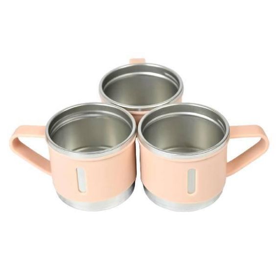 Набір Термос 500 мл + 3 чашки Бежевий