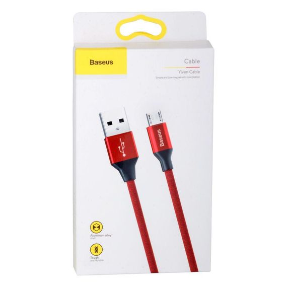 Кабель USB Baseus USB to Micro 2A 1.5M CAMYW-B Колір Чорний, 01 | Зображення 2