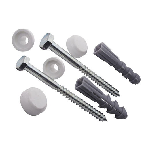 Кріплення унітазу до підлоги з декор.ковпачками і шурупами 6*80мм Waterstal