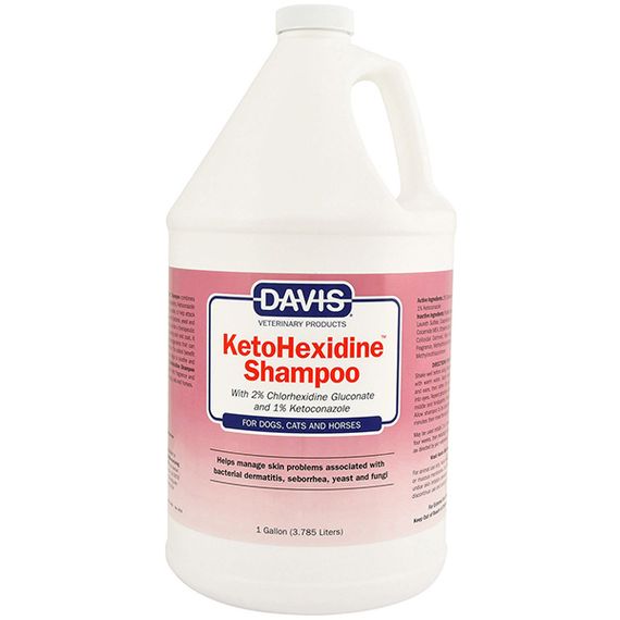 Шампунь противогрибковый для собак, кошек и лошадей Davis KetoHexidine Shampoo 3.79 л