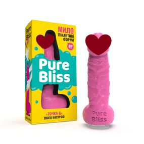 Мыло член на присоске Pure Bliss BIG розовый, 18 см sexstyle
