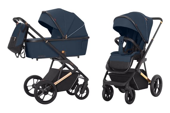 Коляска універсальна CRL-6509 "Sigma" Navy Blue 2в1 CARRELLO